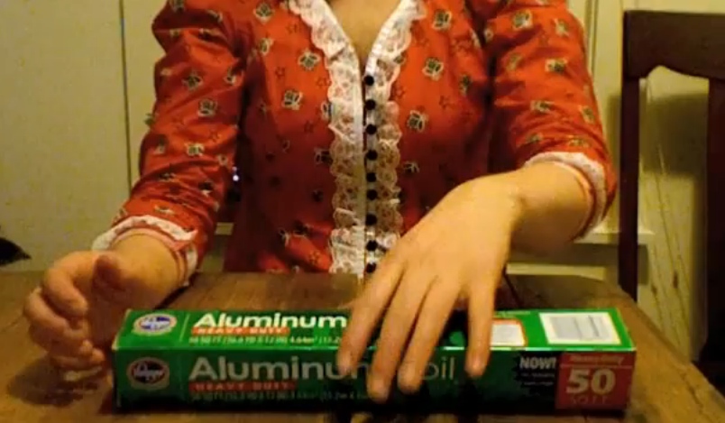 aluminium foil, hands, calexico