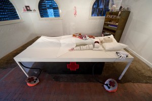 Frankenstein, monster, The Numan, Numan, Electro, Gothic, Electro-gothic, Interactive, Art, Sculpture, Brittany Veitch, Katie Jacobs, Rohani Osman, C3, C3 contemporary artspace, contemporary art