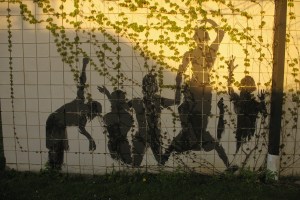 collaboration, paint, shadow, clay